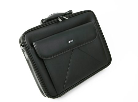 15.6"  LAPTOP BAG BLACK LEATHER LOOK (Copy)