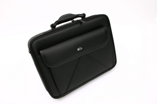 17.3″ LAPTOP BAG BLACK LEATHER LOOK